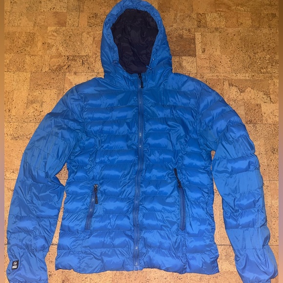 Blue Puffer Jacket - Picture 1 of 5